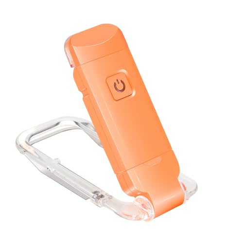 Image of LUXSWAY USB Rechargeable Book Light for Reading,Small Book Reading Light in Bed,Clip On Bookmark Kids Light for Bed,Brightness Adjustable for Eye Care,2 4000K and 2 1550K LEDs for Bookworms