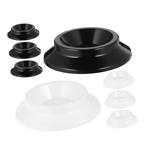 JEWEDECO Piano Anti Slip Pad 8pcs Piano Floor Mats for Upright Piano Wheels Casters Piano Feet m