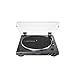 Audio-Technica AT-LP60XBT-BK Tocadiscos estéreo de transmisión por correa totalmente automática (renovado)