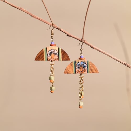 Image of Handcrafted Bohemian & Ethnic Earrings Collection for Women - Artistic, Nature-Inspired Statement Designs in Studs, Drops & Chandeliers