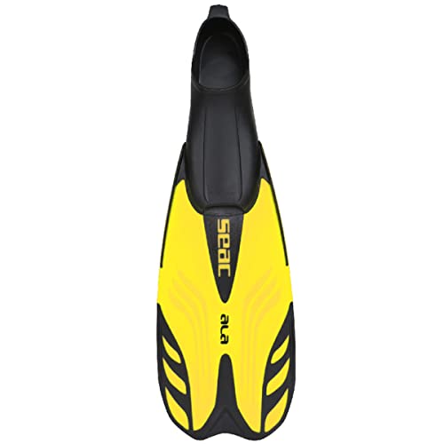 Seac Ala Snorkeling Fins - Yellow, 40/41