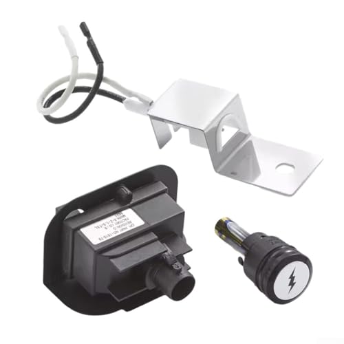 ZiStarlilife Kit de encendedor, para Weber Q1200 Q2200 64868 Series Kit de encendido de chispa de repuesto para parrilla de barbacoa con cable de botón de encendido para horno de chimenea de gas