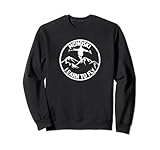 MonoSki - Learn To Fly - tolles Geschenk für den Monoskier - weißer Schriftzug & Design - Distressed Look