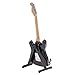 MonkeyJack Handmade Mini Wooden Electric Guitar Model with Stand for 1/6 Action Figures Hot Toys 12inch Dolls Accessories