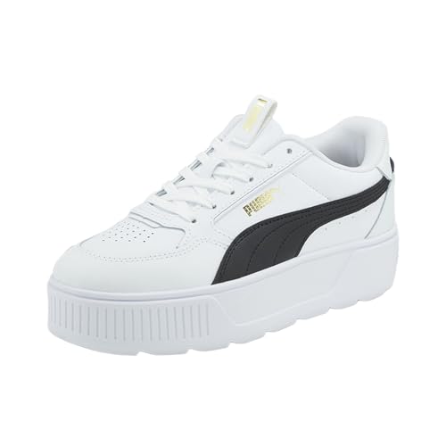 PUMA PUMA Womens Karmen Rebelle Platform Sneakers Shoes Casual - White - Size 8.5 M