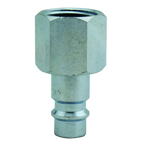 Milton 763-1 3/8" Fnpt Highflowpro™ V-Style/European Interchange Steel Air Plug Fitting (High Volume Low Pressure Application) -Box Of 10 #TOP4