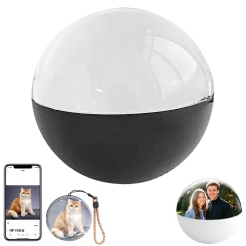 Crystal Ball Video Player, 3D Ultrasound Crystal Ball Digital Photo Album, Ultrasound Video Lamp Balls,Digital Memory Display, Uploadable Videos & Photos, Anniversary, Birthday DIY Gift