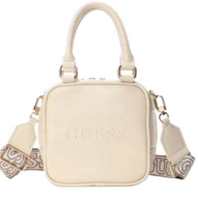 GUESS Camera Bag Cross Shoulder Bag One Dove White