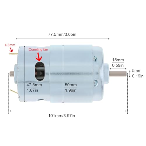 Moteur 895 double roulement à billes à haute performance 6000 tr/min - 3