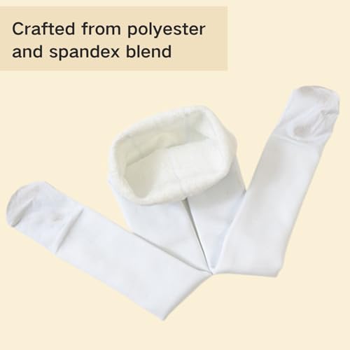 Image of Toddler Dance Tights, Warm Fleece Lined Ballet Tights for Girls, High Elasticity
