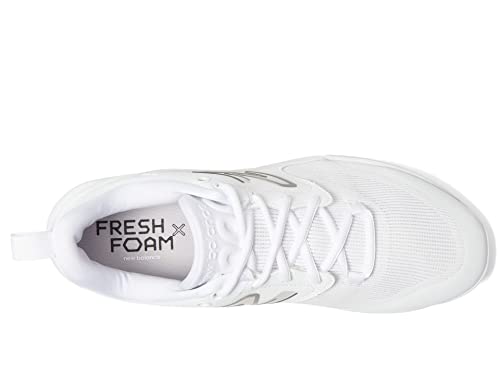 Image of New Balance Men's Fresh Foam X 3000 V6 Metal Baseball Shoe, White /White, 11 M