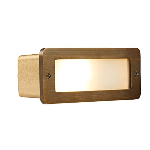 🔥 Cashback up to 70% VOLT Cast Brass 12V Open-Face Outdoor Step Light (Bronze) with LED Bulb