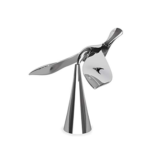 Umbra Tipsy Bottle Opener – Balancing Bird Sculptural Bar Tool and Accessory, Chrome