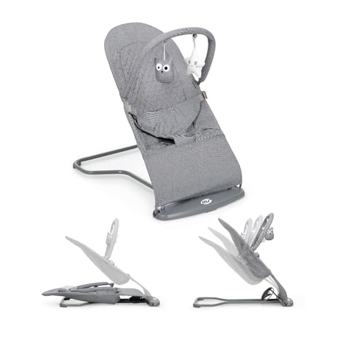 ms Hamaca para Bebé Lullaby - Hamaca con vaivén Natural - Plegable Y Portatil 2 En 1 Mecedora Y...