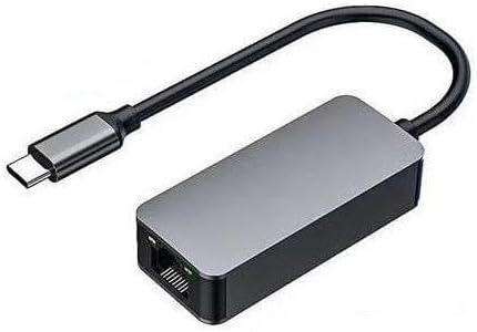 Lunatic 5247 Usb Type C To Ethernet 2500Mbps 2.5G İnternet Çevirici Dönüştürücü Adaptör yüksek hızlı Ethernet, geriye dönük uyumluluk, gigabit ve gigabit Ethernet ile aşağı doğru uyumluluk hızı ile