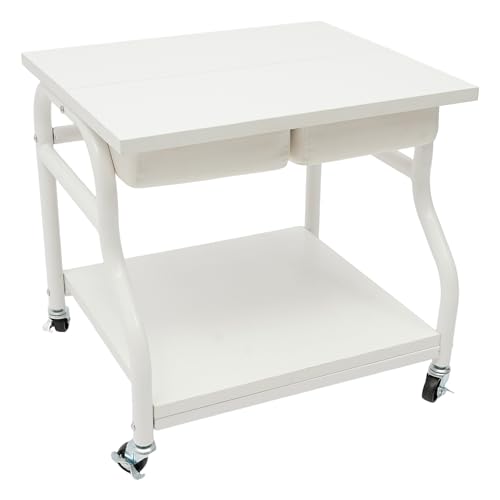 Carrito Estético Para Spa De Pies De 2 Niveles Blanco miniatura 4