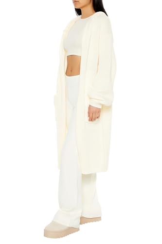 Image of Forever 21 Women's Hooded Cardigan Sweater