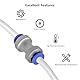 5PCS Teflon Zuführungsrohrverbinder für X1/P1 Serie, PTFE Rohr AMS Verbinder Koppler Pneumatische Verbindung für Bambu Lab X1/X1C/X1E/P1P/P1S 3D Drucker