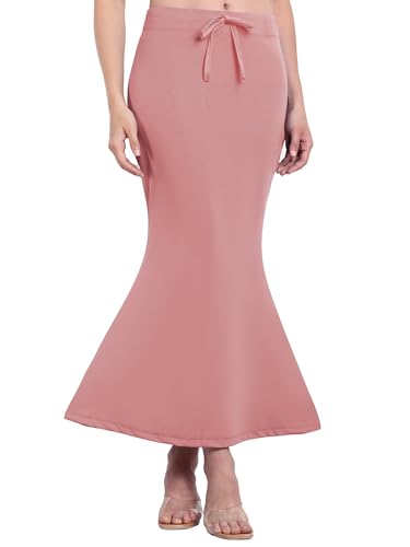 Image of Saree Shapewear Petticoat for Women | Tummy Control Underskirt with Side Slit |Fish-Cut Stretchable Body Shaper Skirt for Saree, Lehenga, Gown | Comfortable Fit