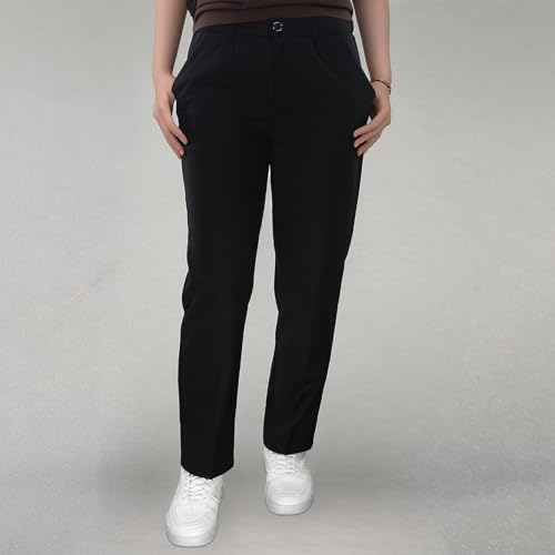 Boys Dress Pants Pull On Straight Leg School Uniform Performance Pants Adjustable Waist Twill Chino Pant 2-16 Years4