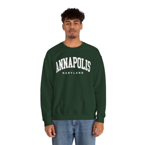 Annapolis Maryland Adult Unisex Crewneck Sweatshirt3