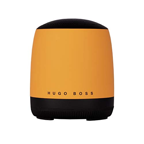 Hugo Boss Gear Matrix Altavoz Amarillo/Mini Altavoz Analámbrico Portátil/Altavoz Conectado Con Cable Usb-C Incluido Para La Carga Y La Opción De Manos Libres/Radio Fm Incorporada