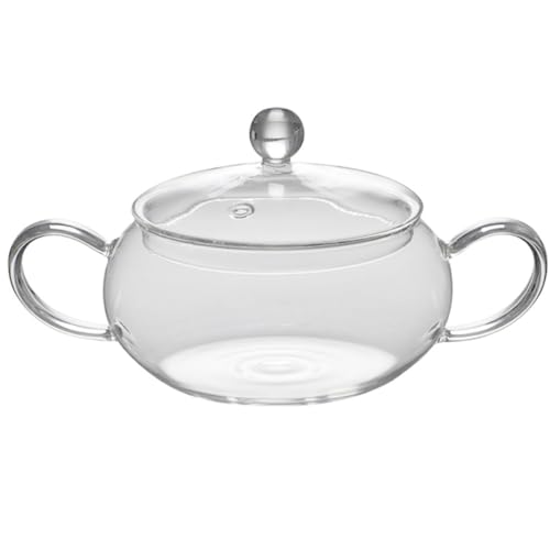 VALICLUD Cacerola de Vidrio Tapa Olla Pequeña para Cocinar Utensilios de Cocina Transparentes para Inducción y Reuniones Familiares