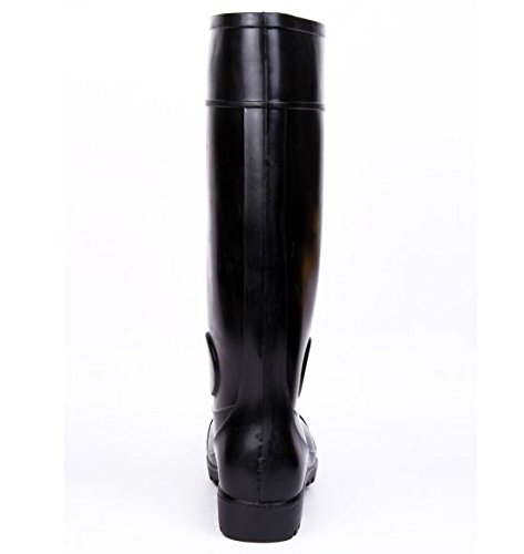 HILLSON Mens Sb-008 Century Safety Gum Boots (Black, Size 7)