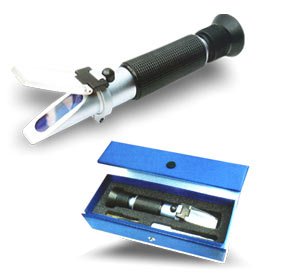 Winzer refractómetro 0-44% Brix 190-OeATC - medición del contenido de azúcar - con el ATC de compensación de temperatura automática