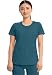 Cherokee Women's Infinity Round Neck Top, Caribbean Blue, Medium