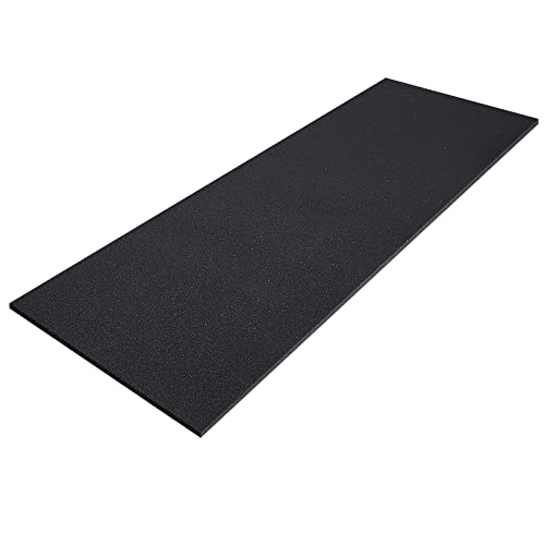 Amylove 1 Pack Polyurethane Foam 1/2 x 24 x 72 High Density Cushion Upholstery Foam Sheet for Seat Replacement DIY Projects Chairs Headboards Sofas Home (Black)