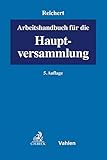 Arbeitshandbuch für die Hauptversammlung