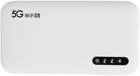 – Annadue 5G Mobile Hotspot for Travel, 5G Wi Fi 6 Portable Wi Fi Hotspot with SIM Card Slot, High Speed Mobile Hotspot Router for Phone Tablet, Support 16 Devices