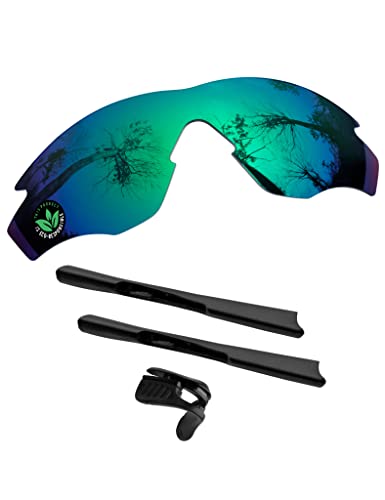 Image of Raydi Polycarbonate Replacement Lenses & Rubber Kits for Oakley M2 Frame Rectangular Sunglasses