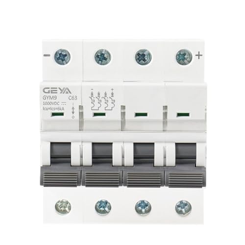 Disjoncteur MCB DC 4 pôles 1000V de 6A à 63A conforme à la norme IEC60947