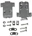 Pc Accessories - Gray Plastic Hood For DB-9/HD-15 Connectors Short Screws, 10 Pack