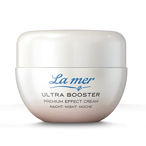 La mer Ultra Booster Premium Effect Cream Nacht - Luxuriöse, feuchtigkeitsspendende Anti-Aging-Gesichtscreme - Regenerierende und straffende Nachtcreme - Glättet Falten und strafft die Haut - 50 ml