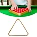 Premium Pool Table Triangle for Accurate Ball Placement, Wood