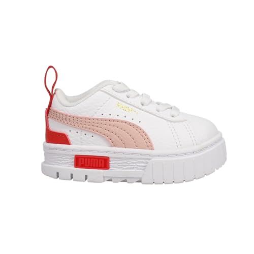 PUMA Toddler Girls Mayze Ac Lace Up Sneakers Shoes Casual - White