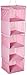 Whitmor 6636-1234-PINK Fashion Polypro Color Organizer Collection Hanging Accessory Shelves, Pink (Set of 2)