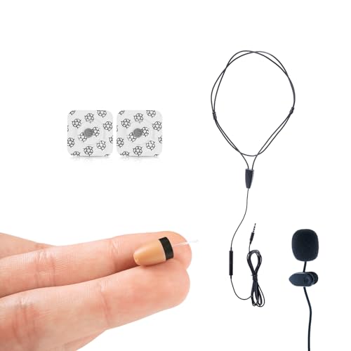 CooMax Pinganillo Oculto Inalambrico VIP Pro Auriculares Invisibles con Microfono para Examenes - Mini Auricular Espia Llamadas Movil Copiar sin Cable en Oreja (Pinganillo VIP Pro Mini + Micrófono)