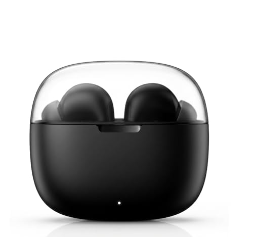 Image of Original Wireless Earbuds for Boat Airdopes 212, Bluetooth 5.3, ENx Calling Mic, Gaming Low Latency, Fast ASAP Charging, IPX4 Water Resistant, Rich Bass Sound, Voice Assistant Enabled (Black)