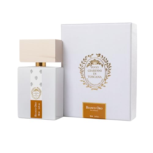 Giardini di Toscana - Bianco Oro Eau de Parfum | Oriental Spice Olfactory Family | Fragrance for Men + Women | Lasts up to 24 Hours | Non-Irritating Ingredients (100 ml | 3.4 fl oz)