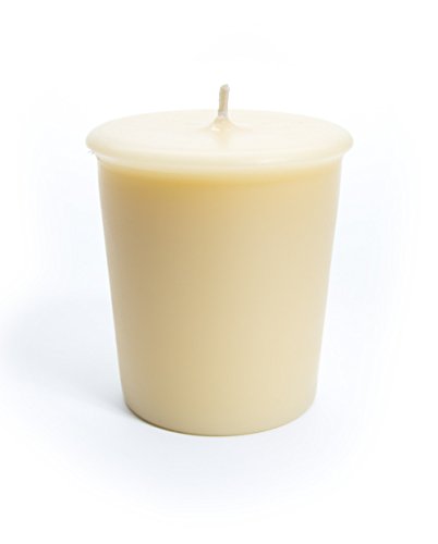 Vanilla Bean Soy Votive Candles - Scented With Natural Fragrance Oils - 6 Beige Natural Votive Candle Refills - Bakery & Food Collection #TOP2