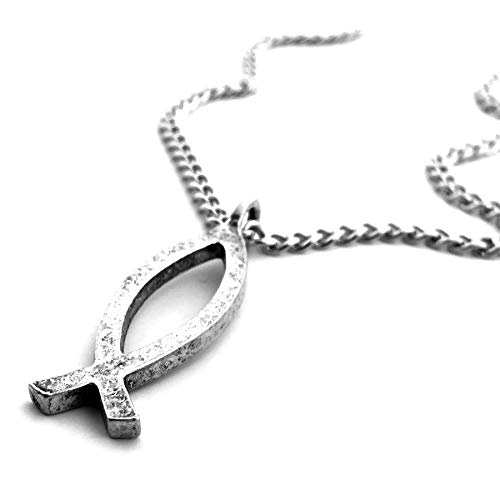 FORGIVEN JEWELRY Jesus Fish Large Ichthus Chain Necklace4