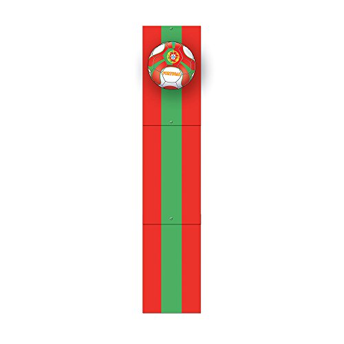 Beistle Jointed Portugal Pull Down Photo Prop Backdrop, 5' - Soccer Wall Decoration, International Futbol Party Flag Cut Out