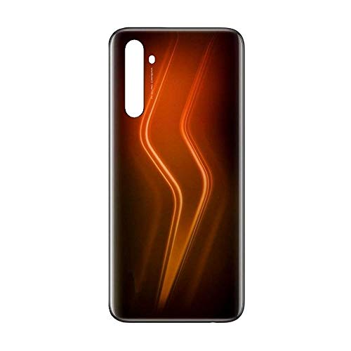 Wise Guys Original Back Panel Compatible for Realme 6 Pro Back Panel (Lighting Orange)