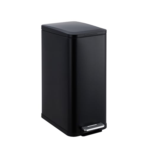 Caneca de basura rectangular de acero inoxidable 13.2 gal