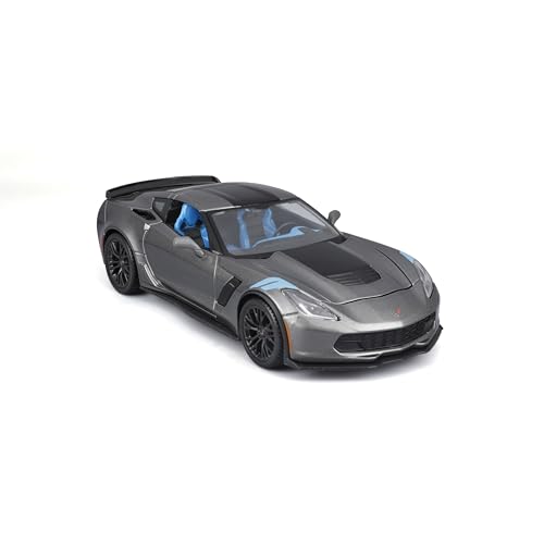 Maisto 1:24 Chevrolet Corvette Grand Sport gris miniatura 4