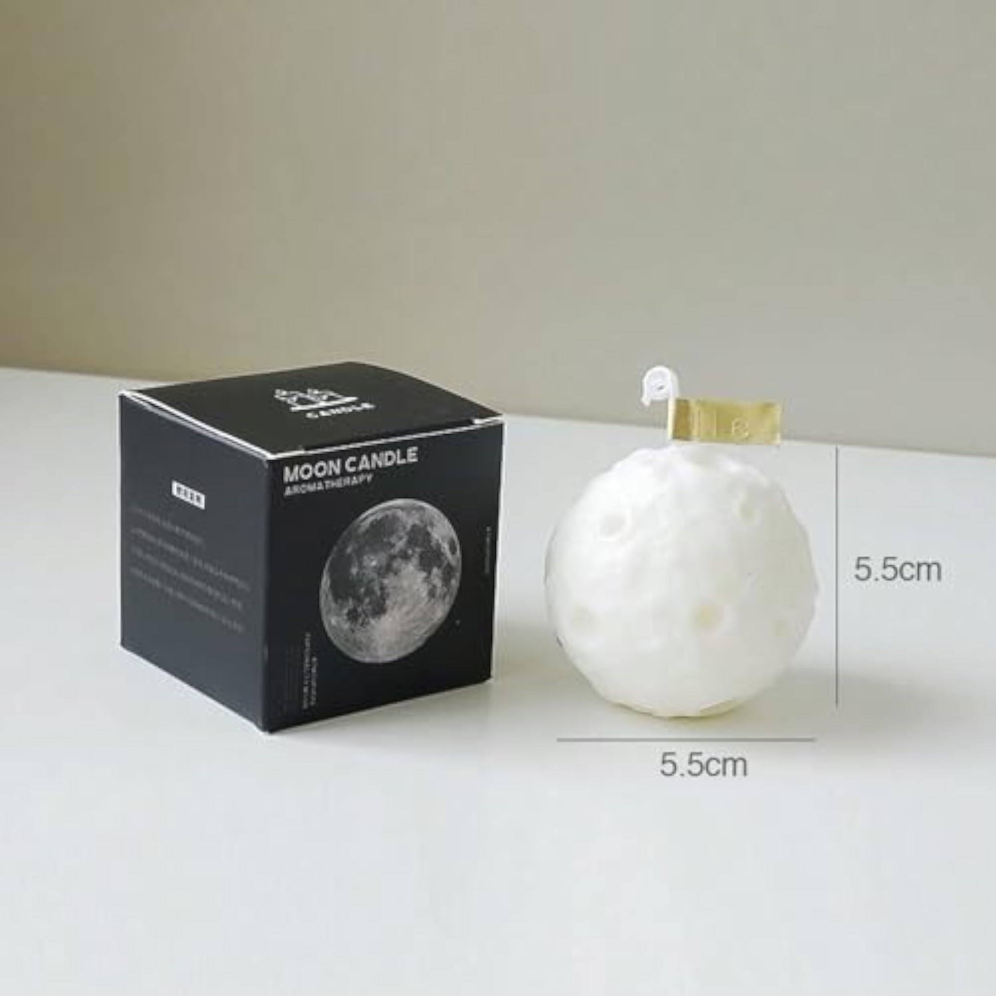 Moon Round Shape Scented Candle, Home Decor Gift